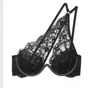 Victoria's Secret, Dream Angels Twinkle Lace One-Shoulder Monowire Bra